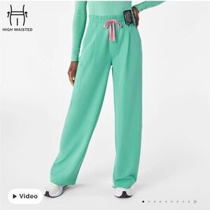 Large Figs Women’s Shelby Ultra High Rise Wide Leg Scrub Pants